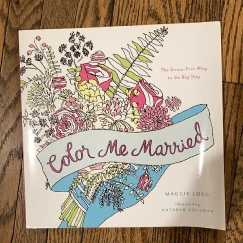 Adult Colouring Book - Color me Married